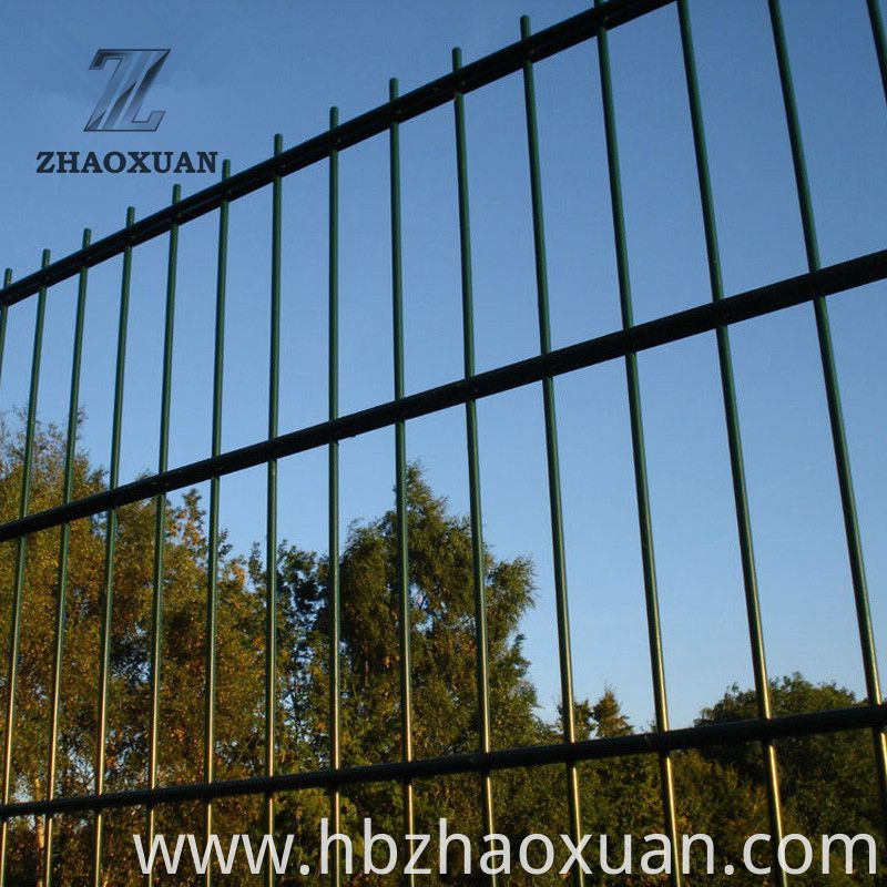 High security galvanized powder coated garden fence double wire fence cheap farm fencing panel